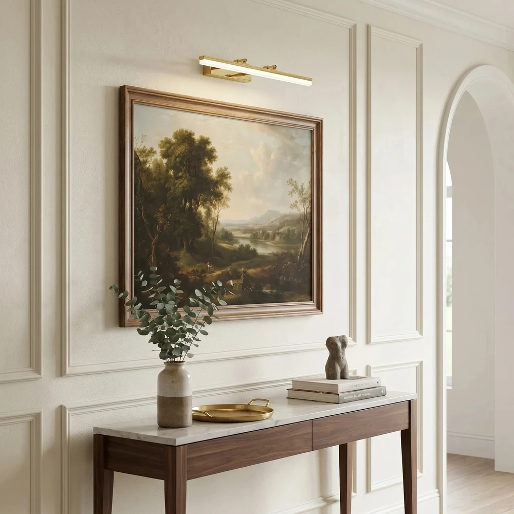 Sieninis šviestuvas Toolight Vonios sieninis LED šviestuvas APP1873-1W 60cm GOLD