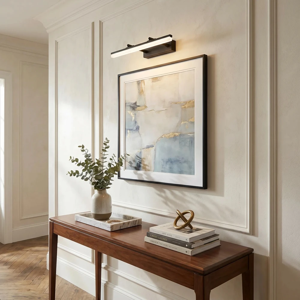 Sieninis šviestuvas Toolight Vonios sieninis LED šviestuvas APP1878-1W 40cm Juodas