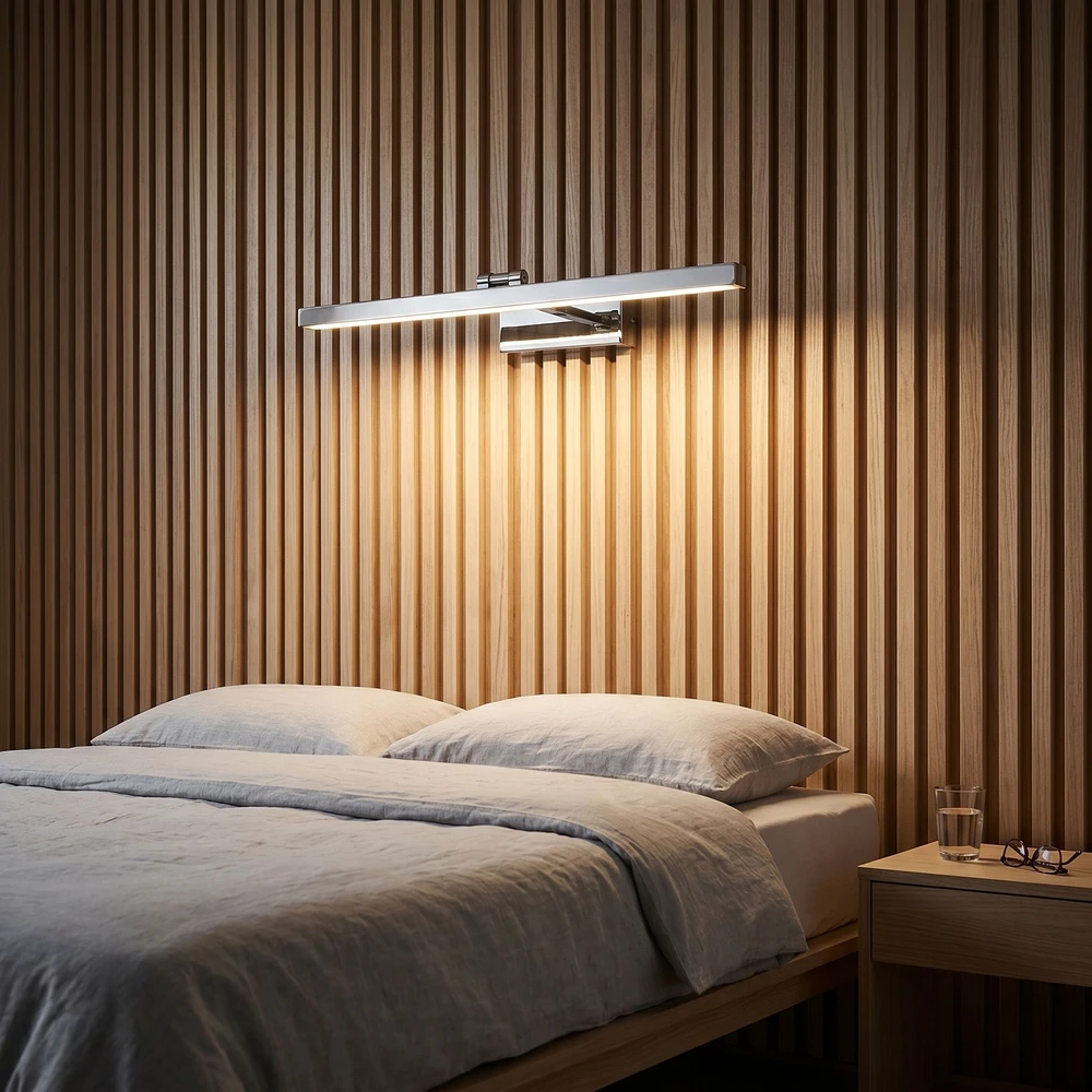 Sieninis šviestuvas Toolight Vonios sieninis LED šviestuvas APP1858-1W 60 cm Chrome