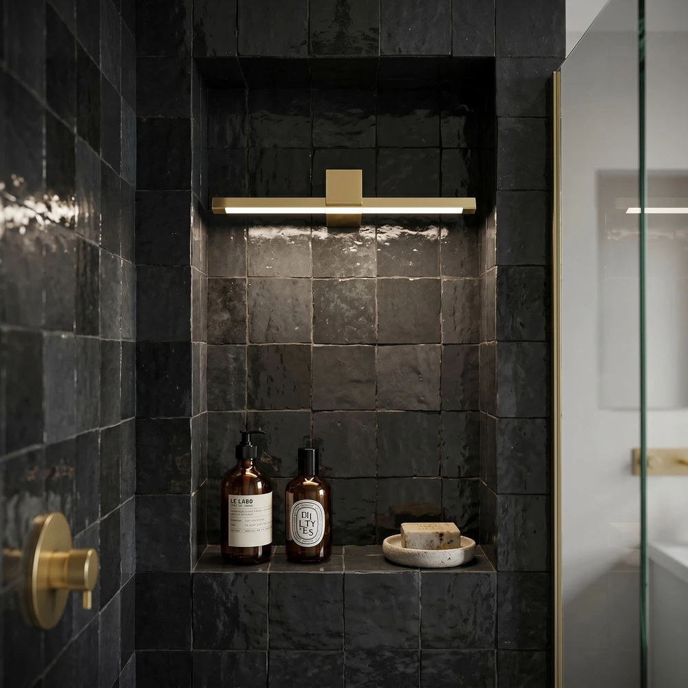 Sieninis šviestuvas Toolight Vonios sieninis LED šviestuvas SWE043-1W 40cm GOLD
