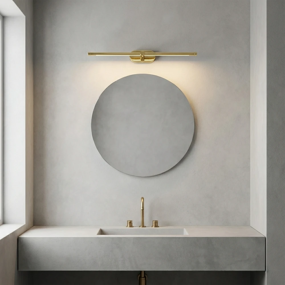 Sieninis šviestuvas Toolight Vonios sieninis LED šviestuvas APP1890-1W 60 cm GOLD