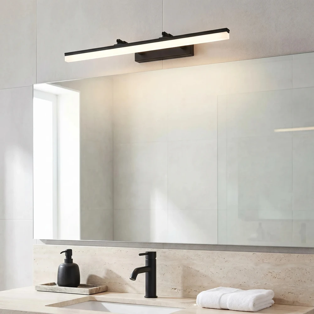 Sieninis šviestuvas Toolight Vonios sieninis LED šviestuvas APP1879-1W 60cm Juodas
