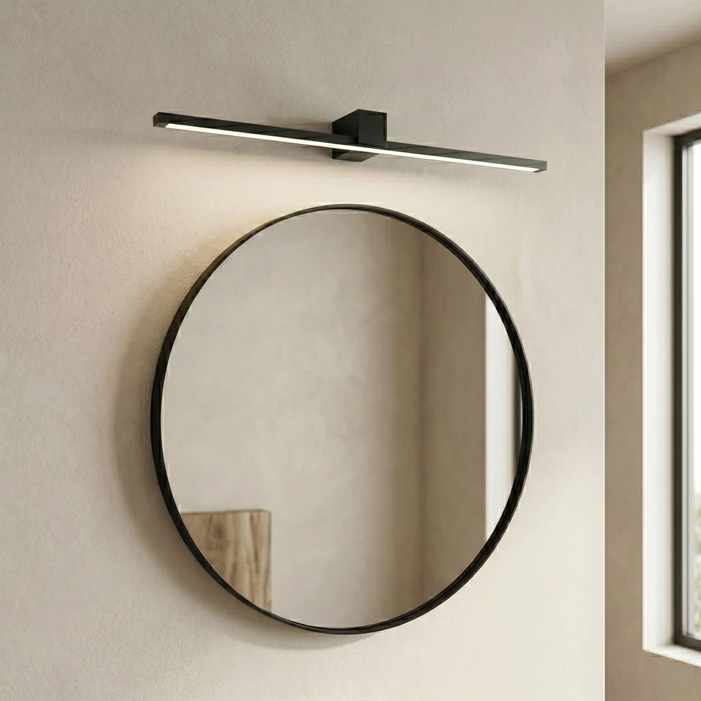 Sieninis šviestuvas Toolight Vonios sieninis LED šviestuvas SWE051-1W 80 cm Juodas
