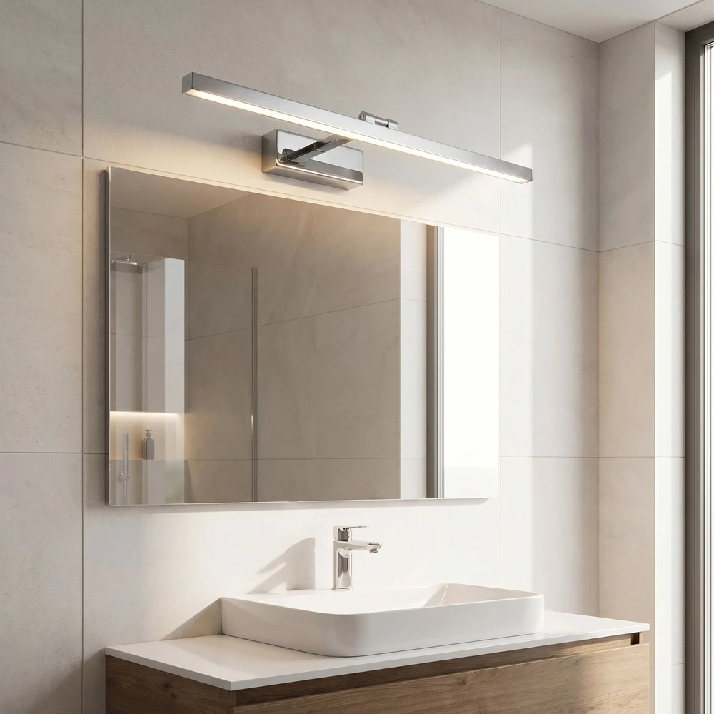 Sieninis šviestuvas Toolight Vonios sieninis LED šviestuvas APP1859-1W 80 cm Chrome