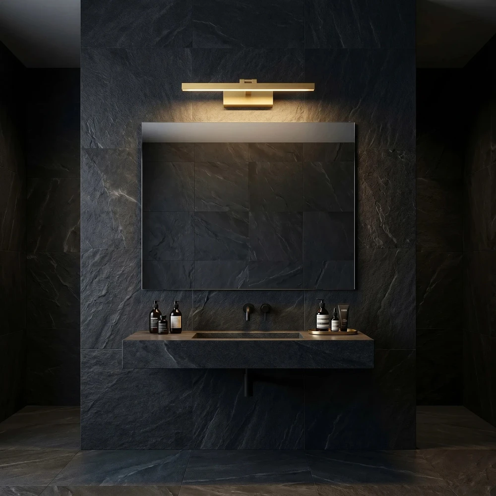 Sieninis šviestuvas Toolight Vonios Sieninis Led Šviestuvas APP1863-1W 40cm Gold