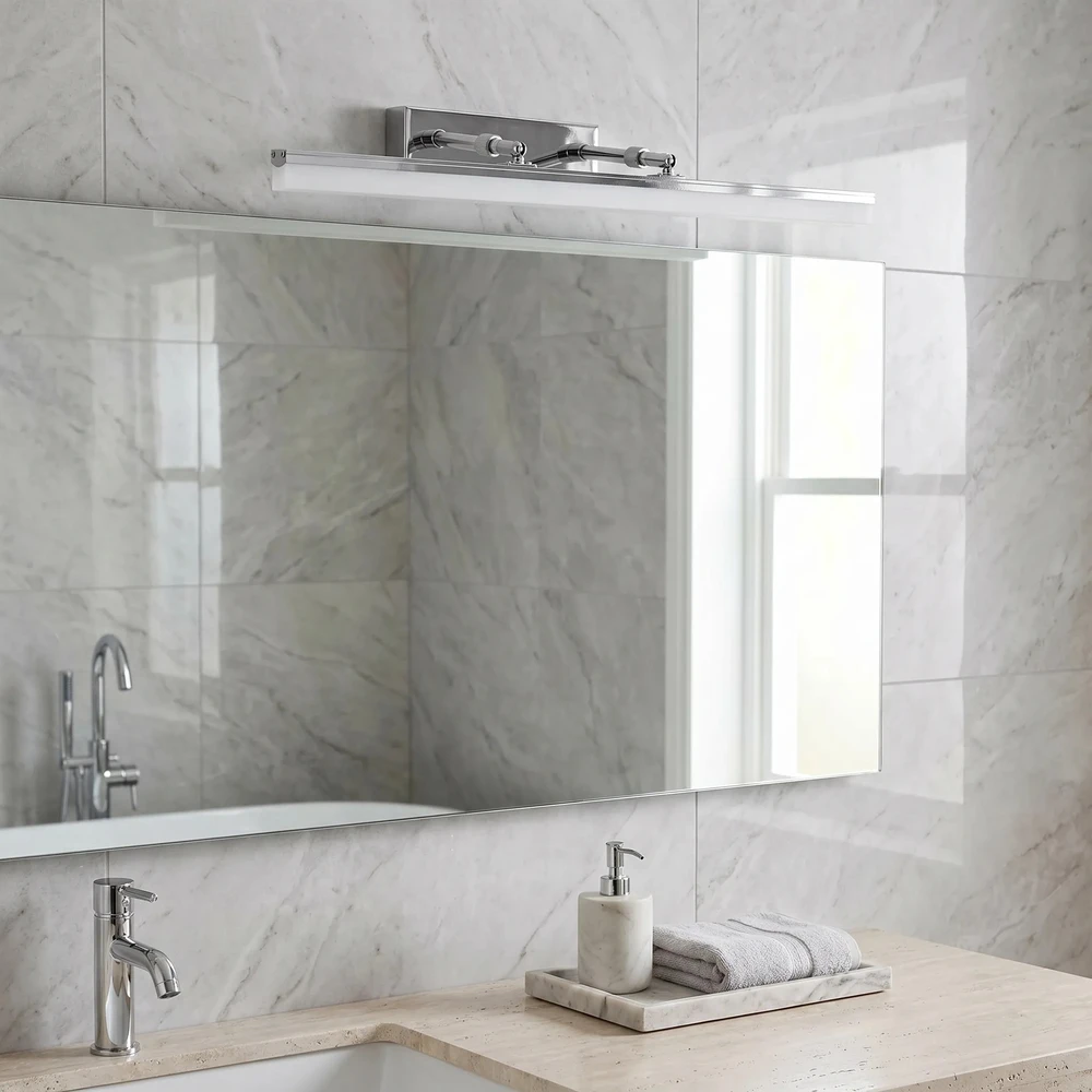 Sieninis šviestuvas Toolight Vonios sieninis LED šviestuvas APP1870-1W 60cm CHROME