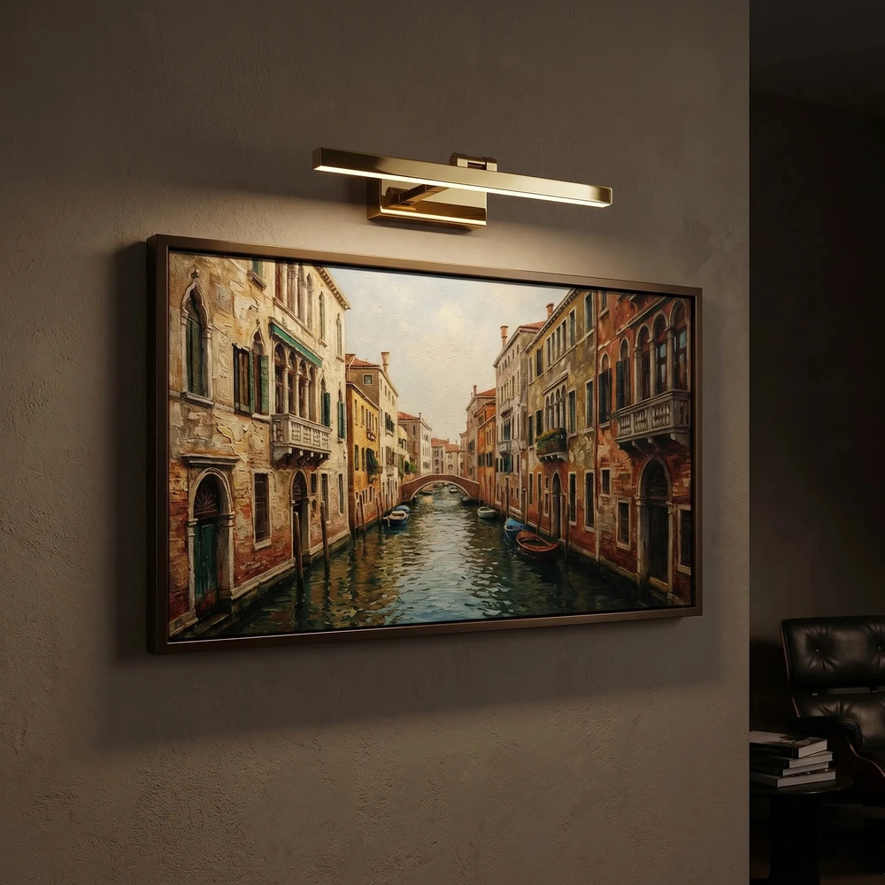 Sieninis šviestuvas Toolight Vonios sieninis LED šviestuvas APP1861-1W 60 cm GOLD