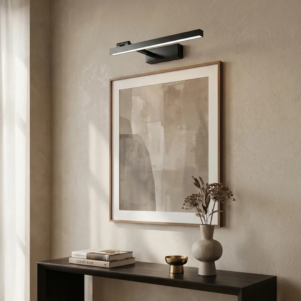 Sieninis šviestuvas Toolight Vonios sieninis LED šviestuvas SWE034-1W 40cm Juodas