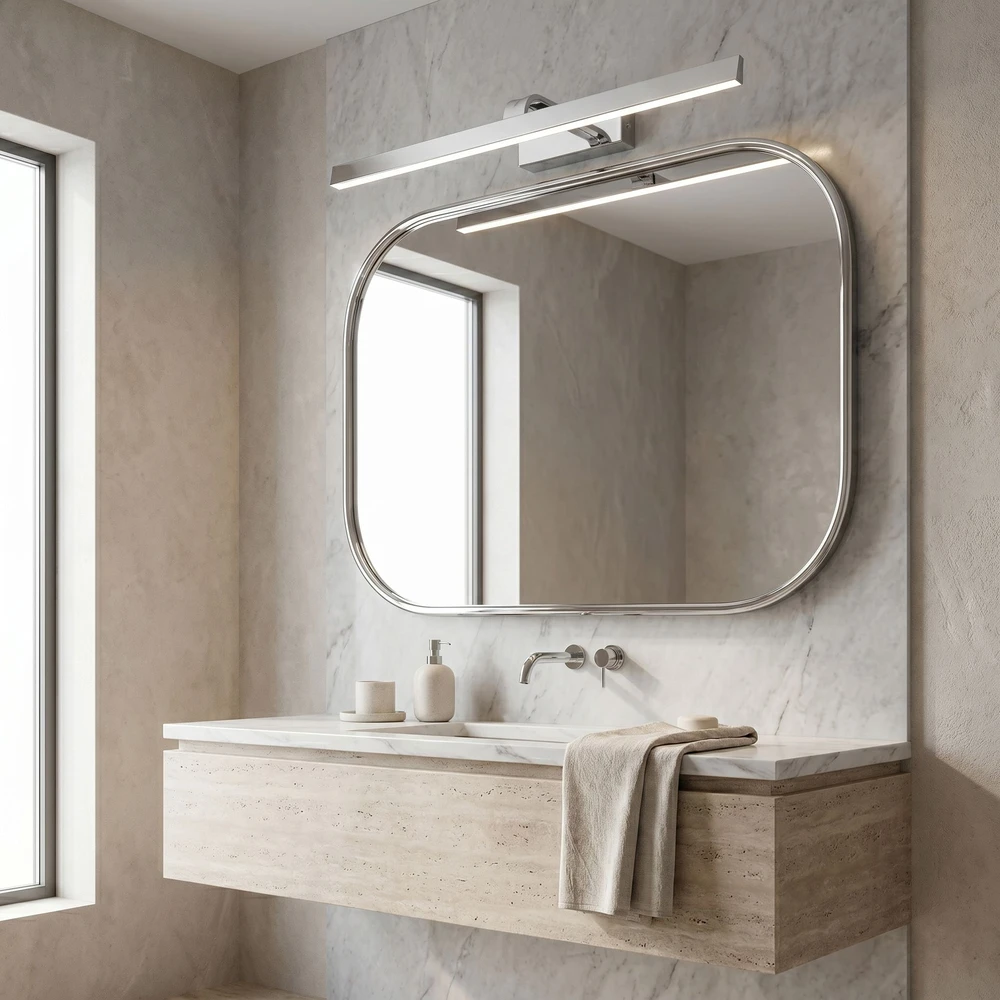 Sieninis šviestuvas Toolight Vonios sieninis LED šviestuvas SWE003-1W 73cm CHROME