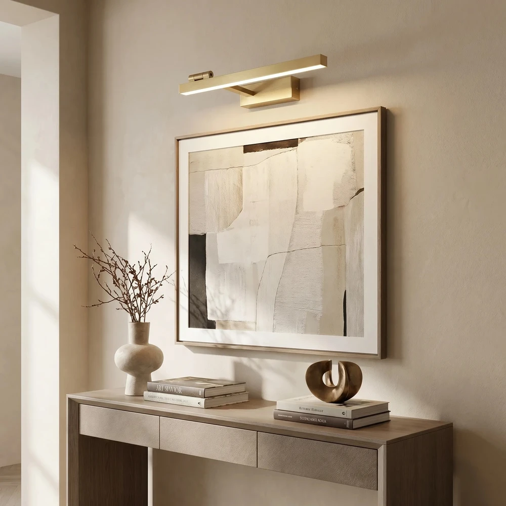 Sieninis šviestuvas Toolight Vonios sieninis LED šviestuvas SWE031-1W 40cm Gold