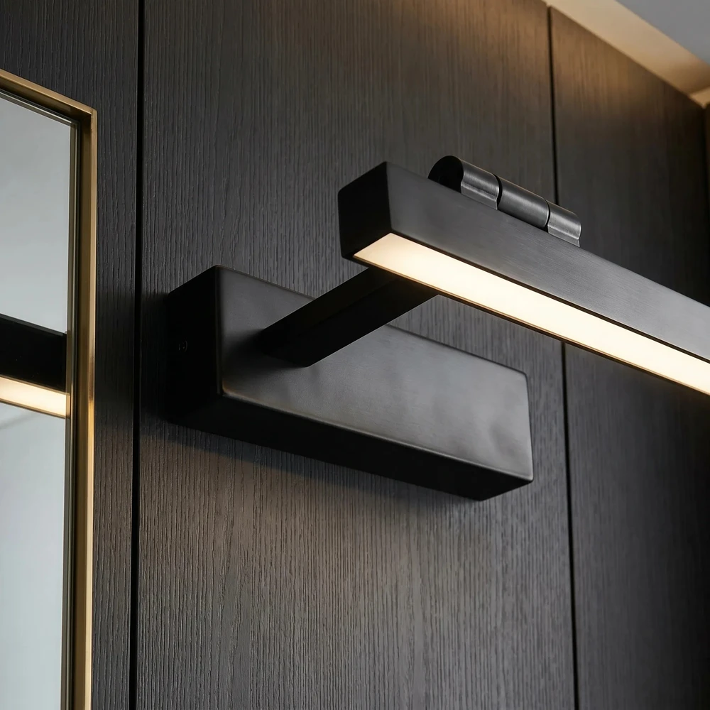 Sieninis šviestuvas Toolight Vonios sieninis LED šviestuvas SWE034-1W 40cm Juodas