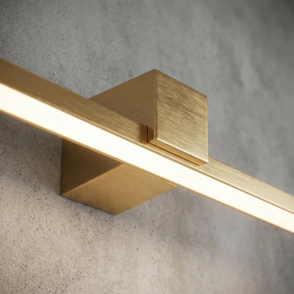 Sieninis šviestuvas Toolight Vonios sieninis LED šviestuvas SWE047-1W 60cm GOLD BRUSH