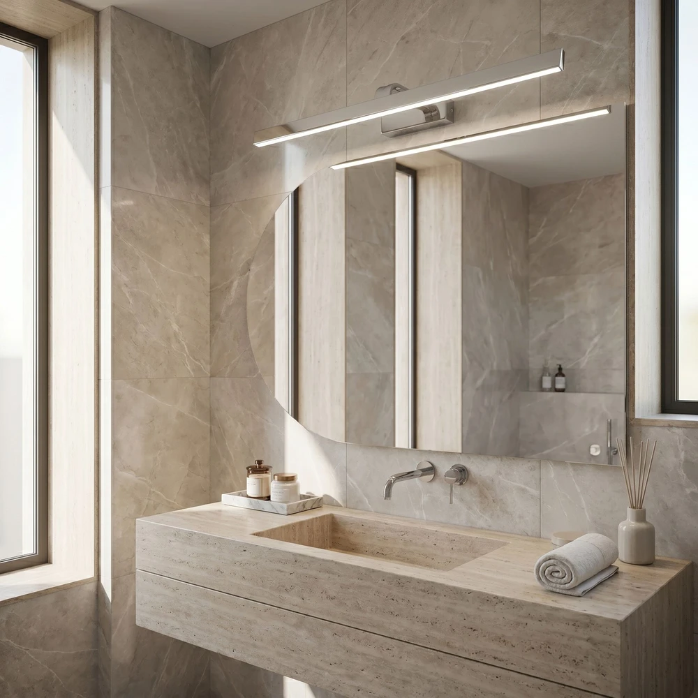 Sieninis šviestuvas Toolight Vonios sieninis LED šviestuvas SWE003-1W 73cm CHROME