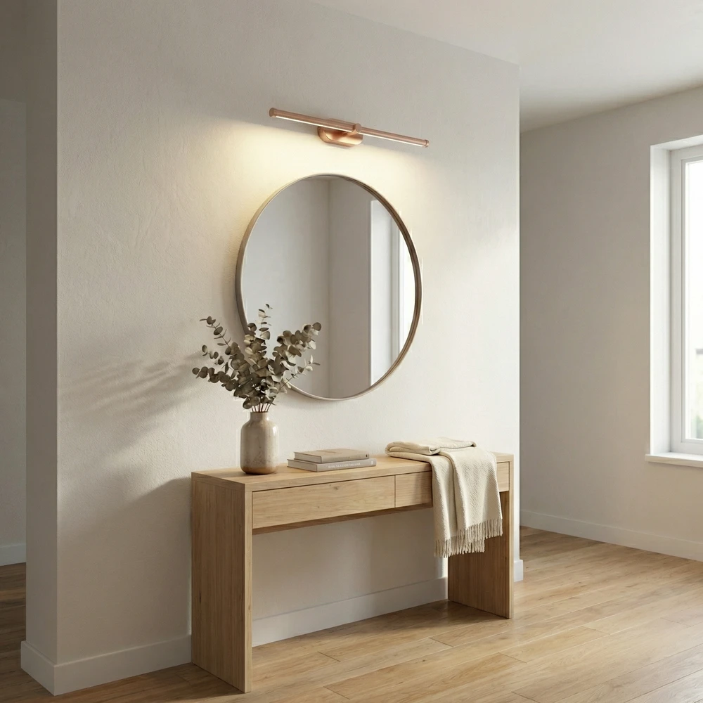 Sieninis šviestuvas Toolight Vonios Sieninis Led Šviestuvas APP1895-1W 40 Cm Copper