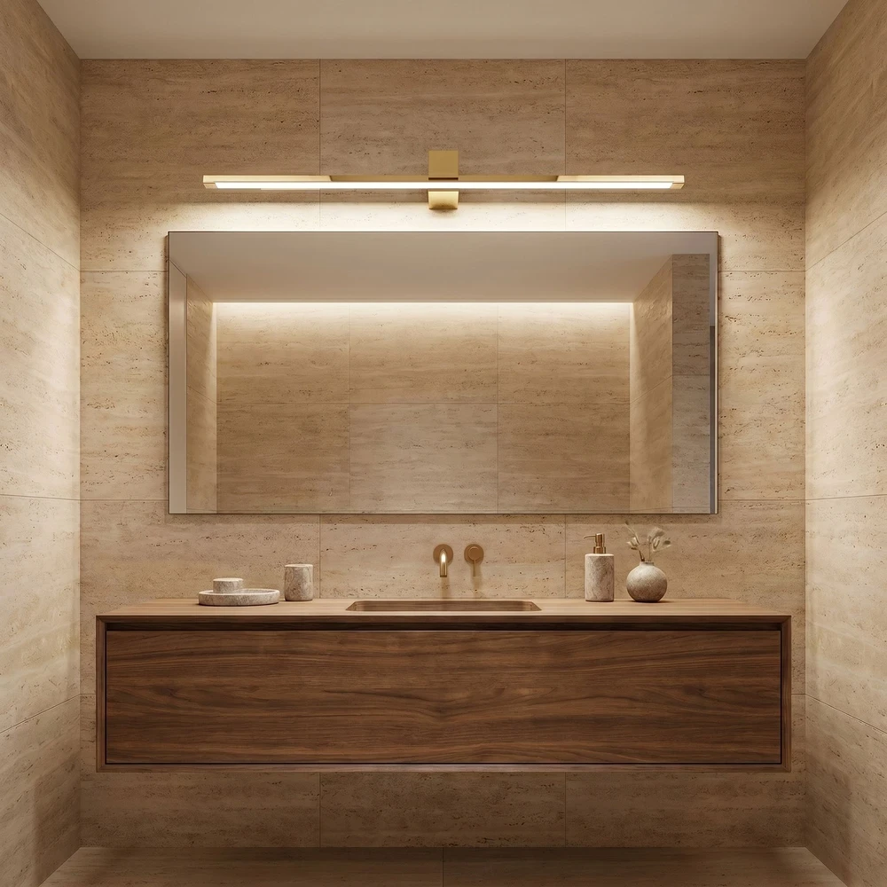 Sieninis šviestuvas Toolight Vonios sieninis LED šviestuvas SWE045-1W 80 cm GOLD