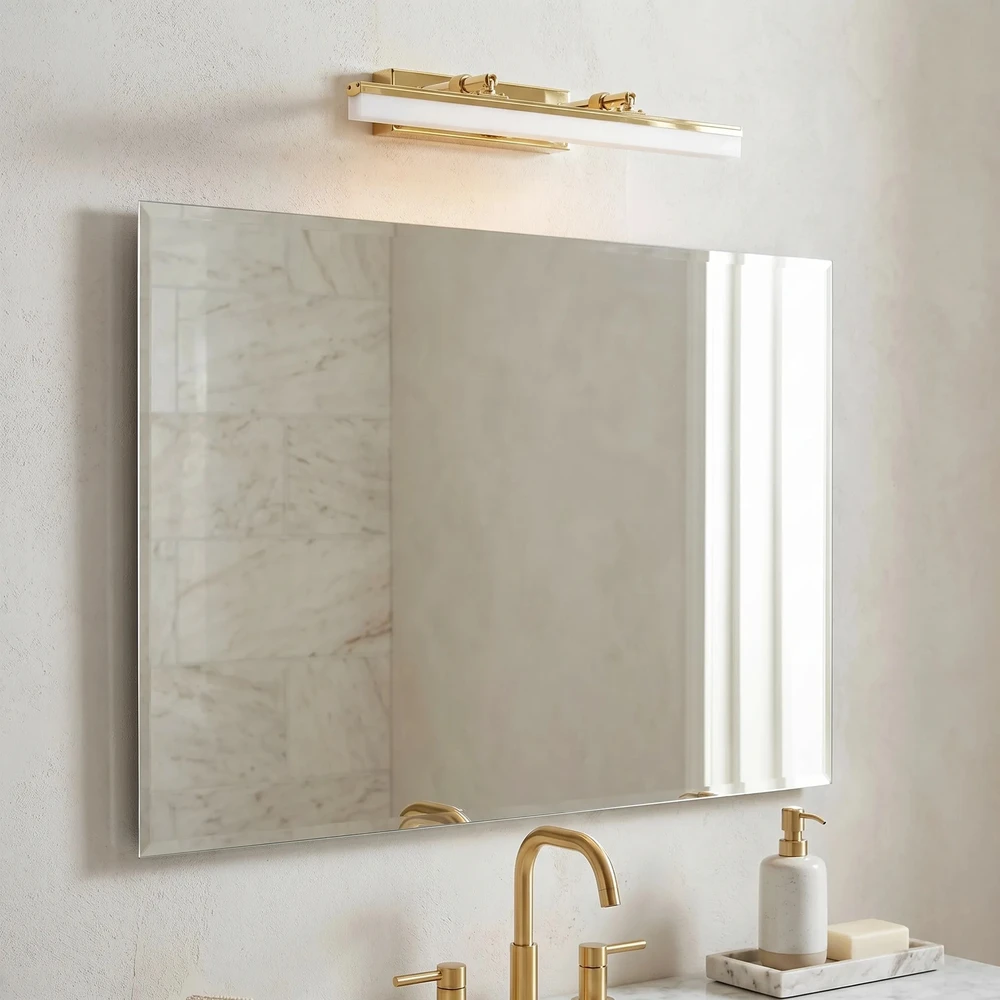 Sieninis šviestuvas Toolight Vonios sieninis LED šviestuvas APP1872 40 CM GOLD