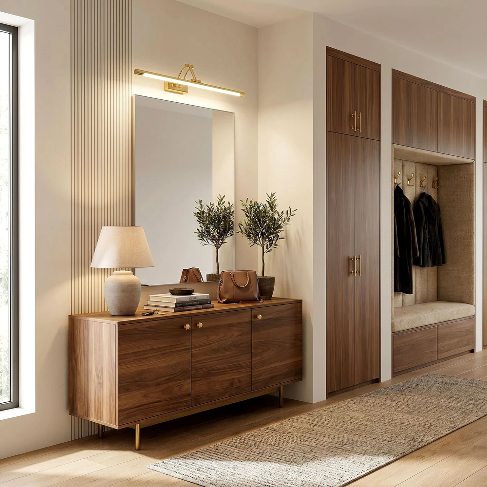 Sieninis šviestuvas Toolight Vonios sieninis LED šviestuvas SWE020-1W 60cm Gold