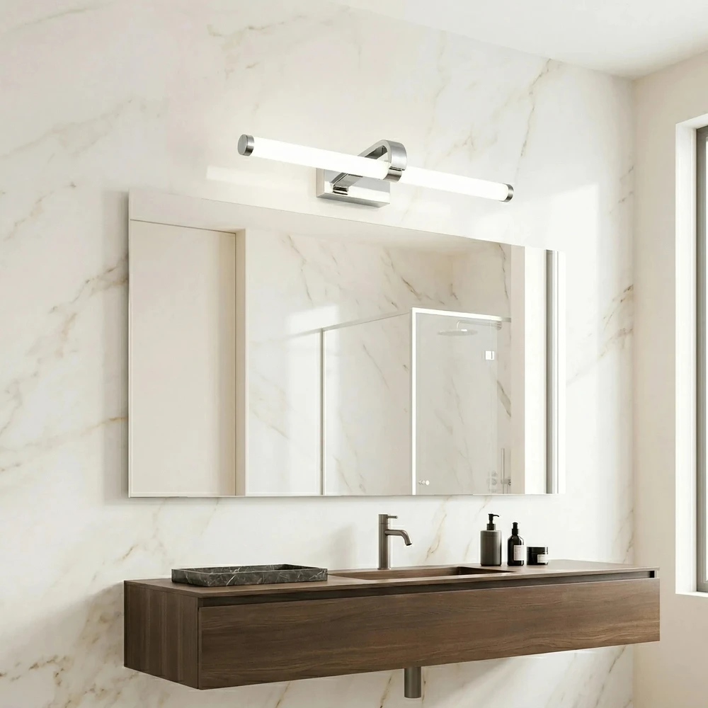 Sieninis šviestuvas Toolight Vonios sieninis LED šviestuvas APP1882-1W 60cm CHROME