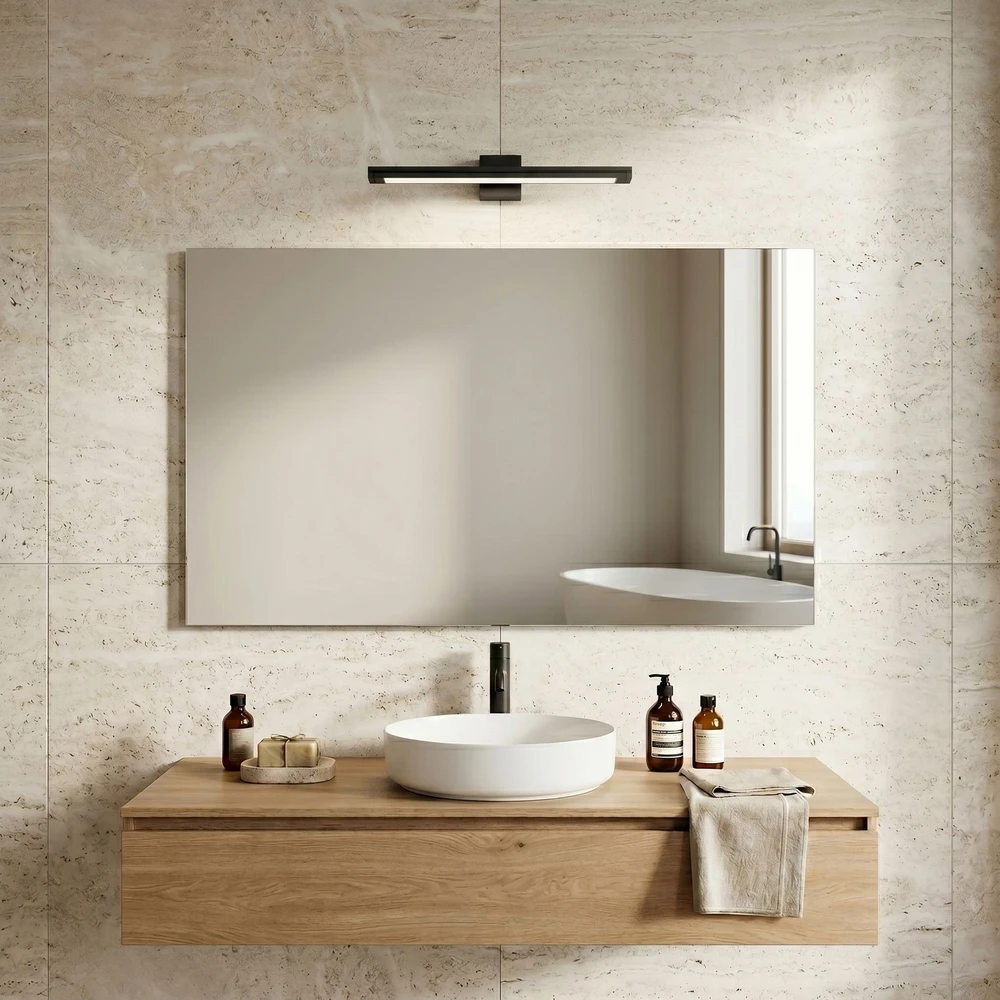 Sieninis šviestuvas Toolight Vonios sieninis LED šviestuvas SWE049-1W 40 cm Juodas