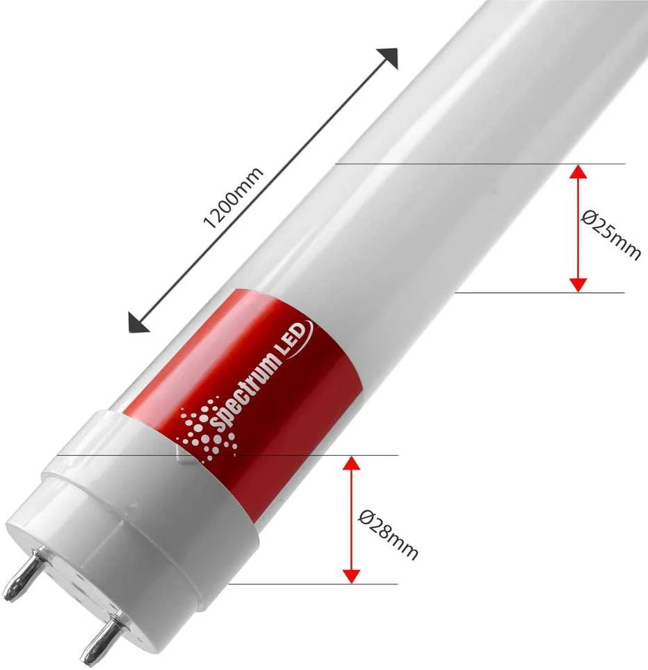 Spectrum LEMPUTĖ LED G13 T8 17W 860 1900LM 120CM