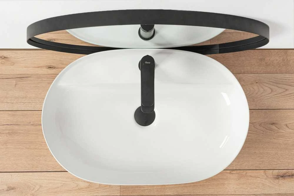 Washer Rea A lentelė 60.5cm balta