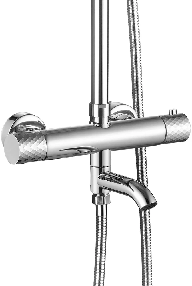 rea Termostatinis dušo komplektas Lungo Diamond chrome