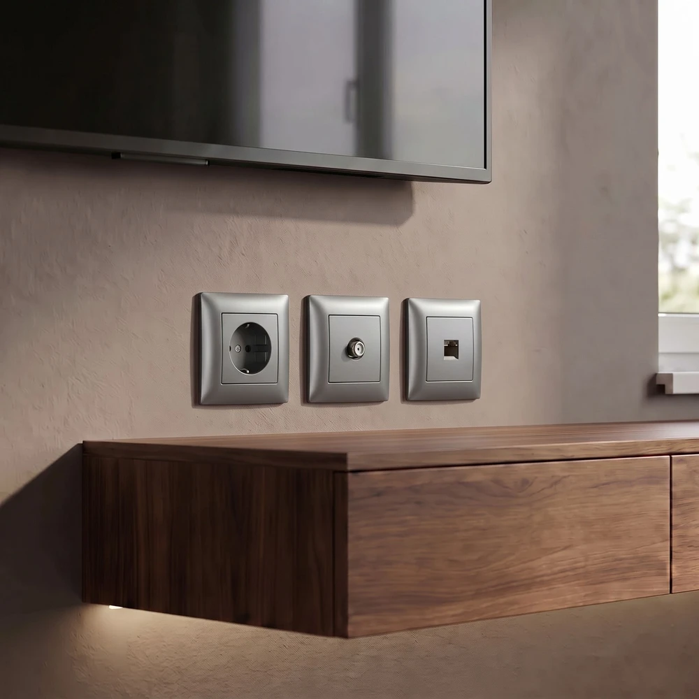 Toolight Antenos Lizdas Su Rėmeliu Oste Jnh012-a Pilkas