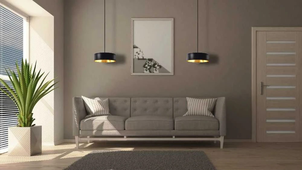 Pakabinamas šviestuvas Toolight APP1333-1CP Juodas GOLD pakabinama lempa