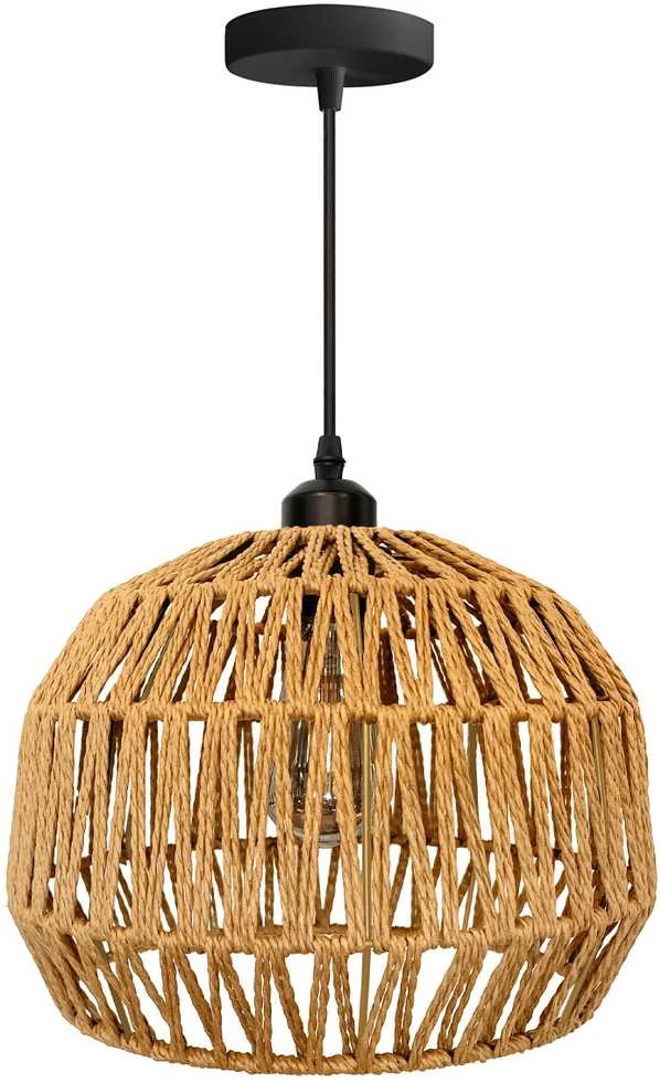 Toolight Boho pakabinamas šviestuvas APP1291-1CP rusvai gelsvas