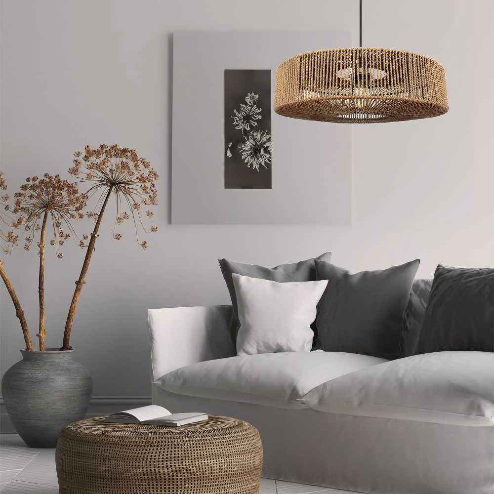 Toolight Boho pakabinamas šviestuvas APP1294-1PC rusvai gelsvas