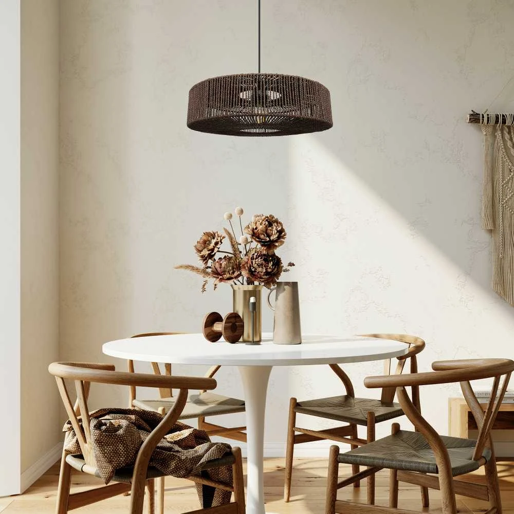 Toolight Boho pakabinamas šviestuvas APP1295-1CP Brown
