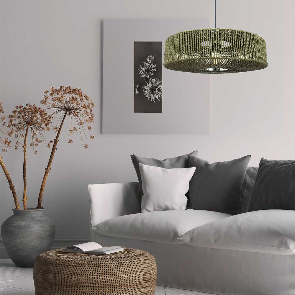 Toolight Boho pakabinamas šviestuvas APP1296-1CP Žalias