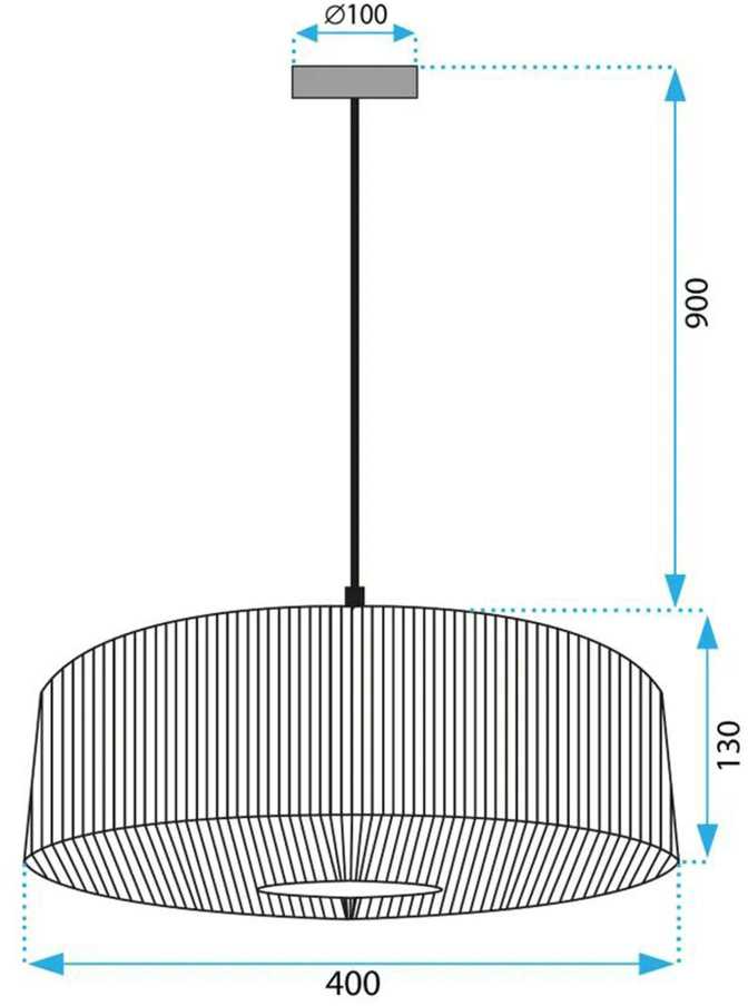 Toolight Boho pakabinamas šviestuvas APP1296-1CP Žalias