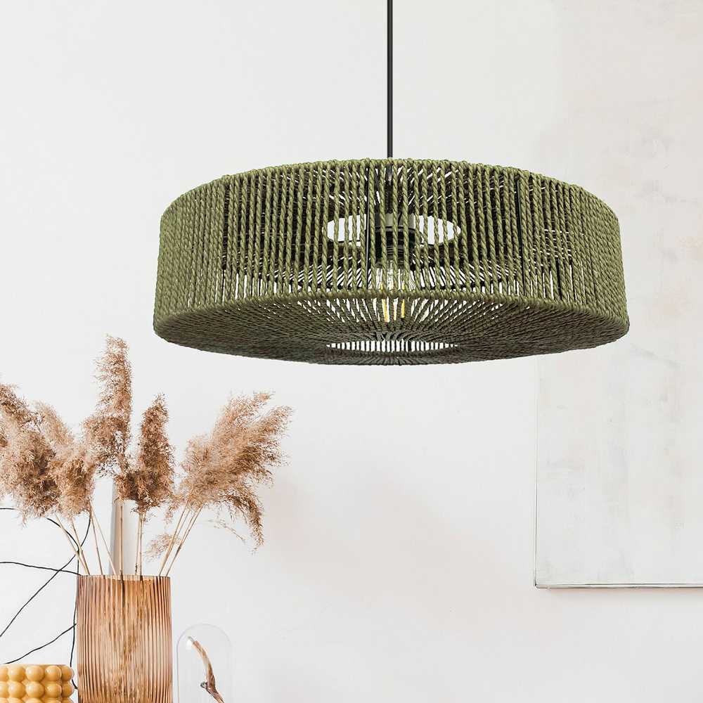 Toolight Boho pakabinamas šviestuvas APP1296-1CP Žalias