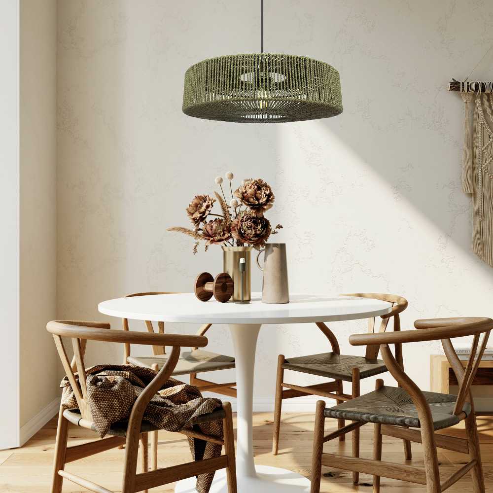 Toolight Boho pakabinamas šviestuvas APP1296-1CP Žalias