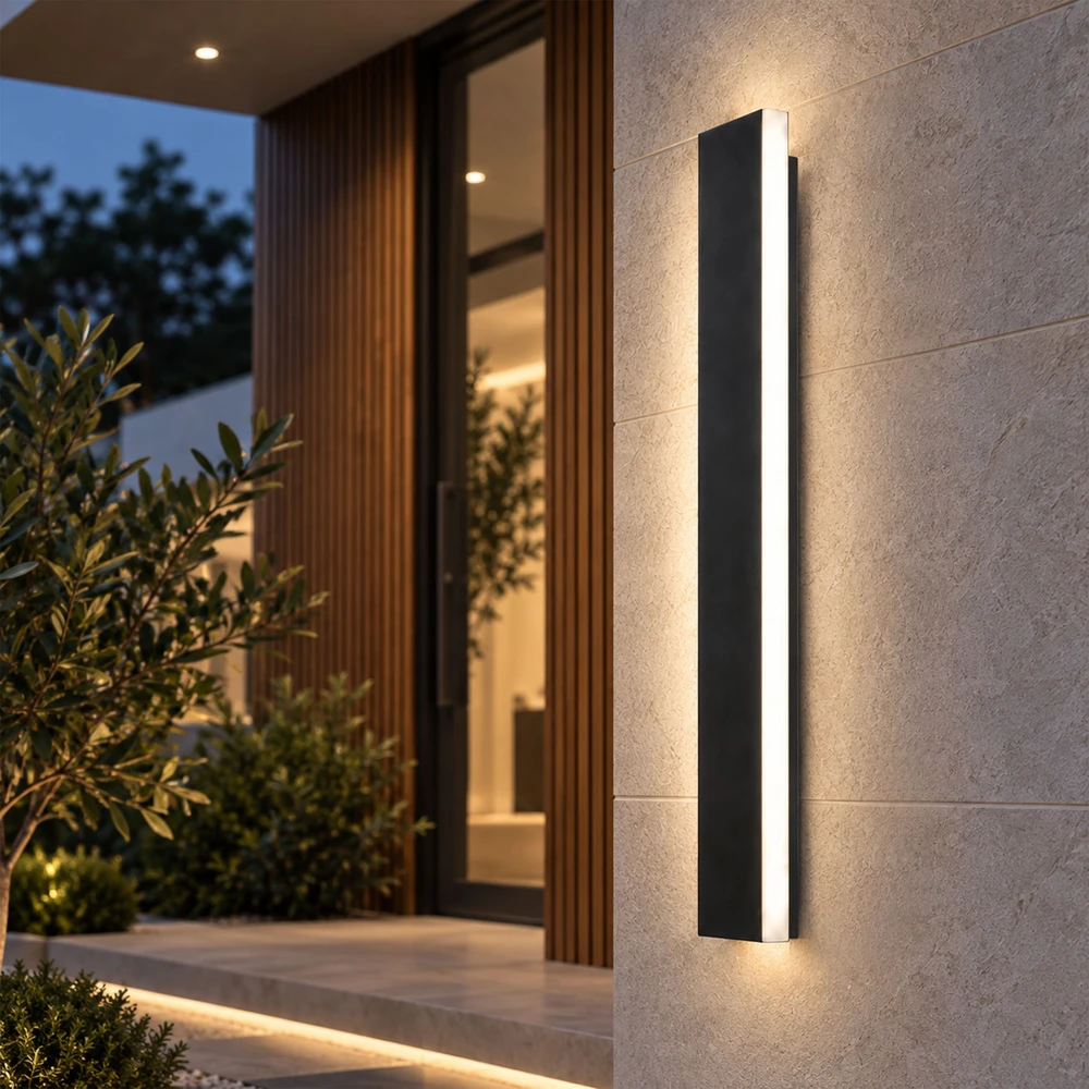 Toolight Fasado Led Sieninis Šviestuvas Jnh036-g 90 Juodas