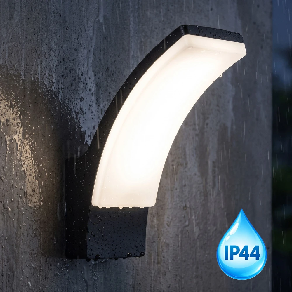 Toolight Fasado Led Sieninis Šviestuvas Jnh032-g Juodas