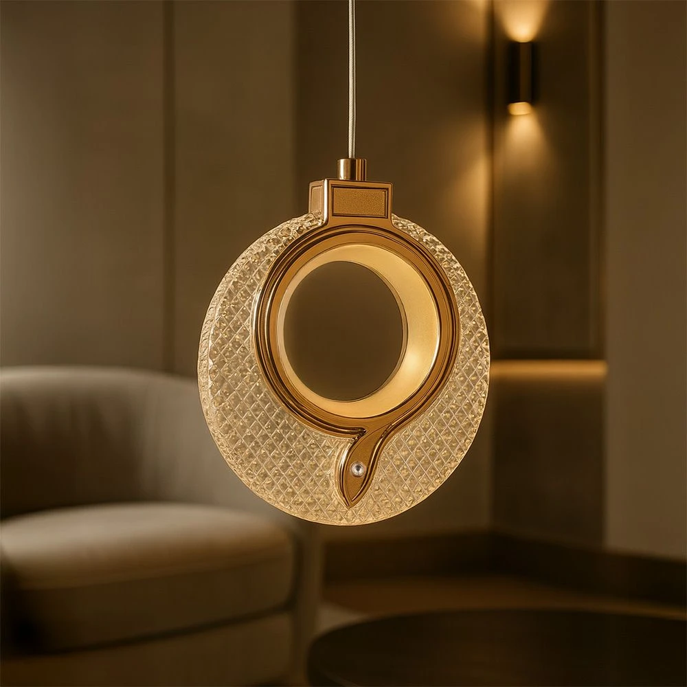 Toolight Krištolinis Pakabinamas Šviestuvas LHJ110-1CP LIGHT ROSE GOLD