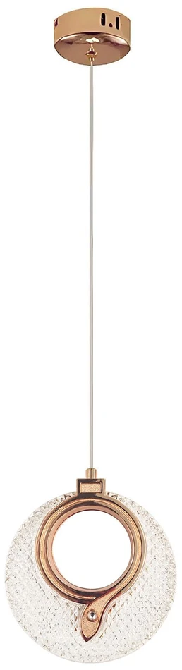 Toolight Krištolinis Pakabinamas Šviestuvas LHJ110-1CP LIGHT ROSE GOLD