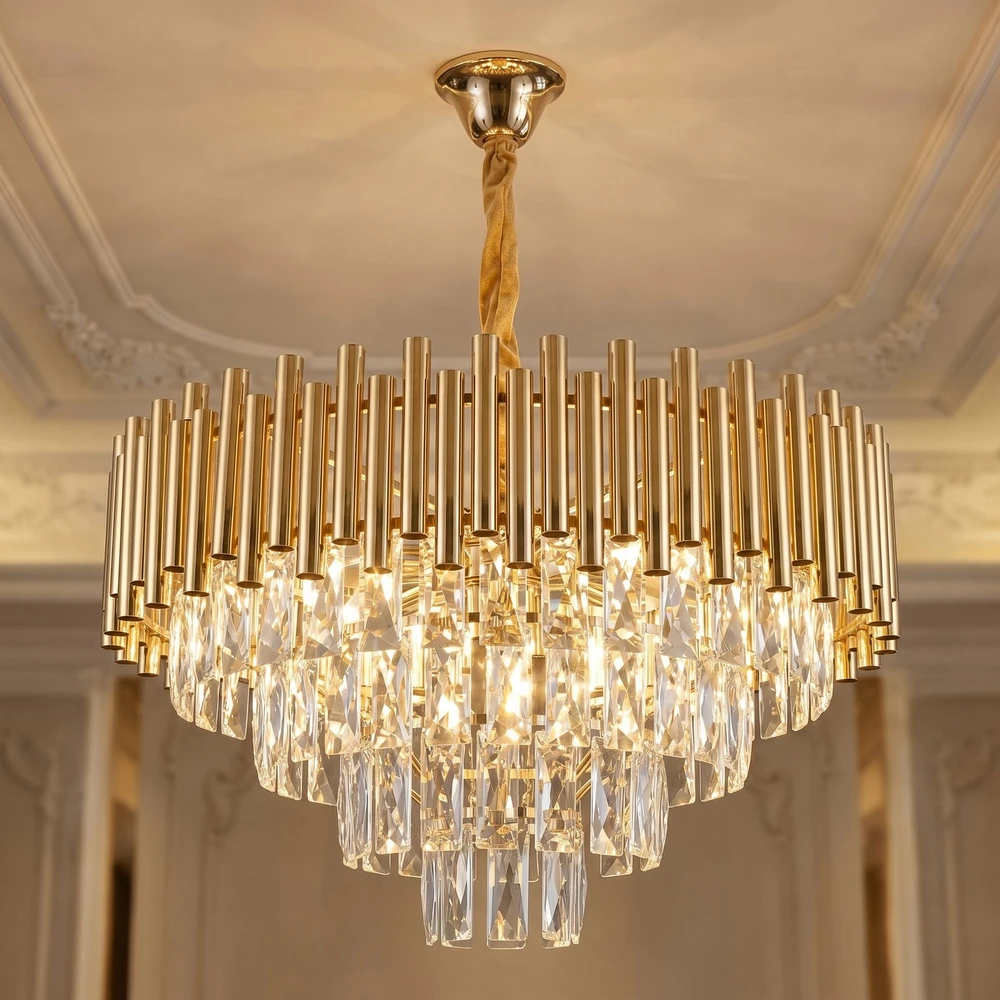 Toolight Krištolinis pakabinamas šviestuvas SWE103-CP GOLD