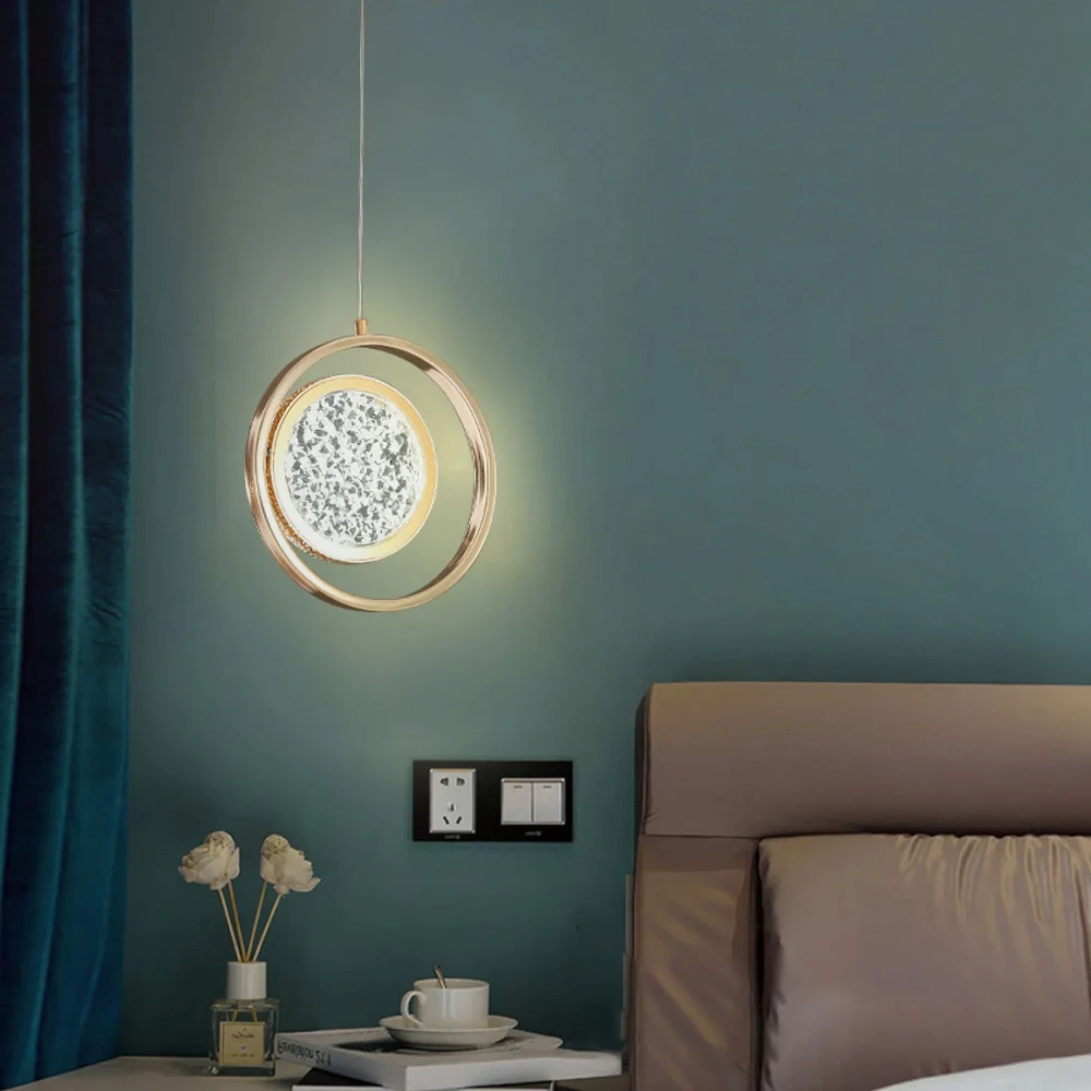 Toolight Krištolinis Pakabinamas Šviestuvas LHJ106-1CP LIGHT ROSE GOLD