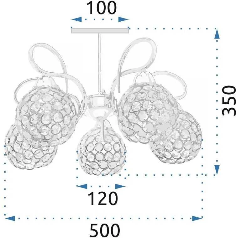 Pakabinamas šviestuvas Toolight Krištolinis šviestuvas 300750
