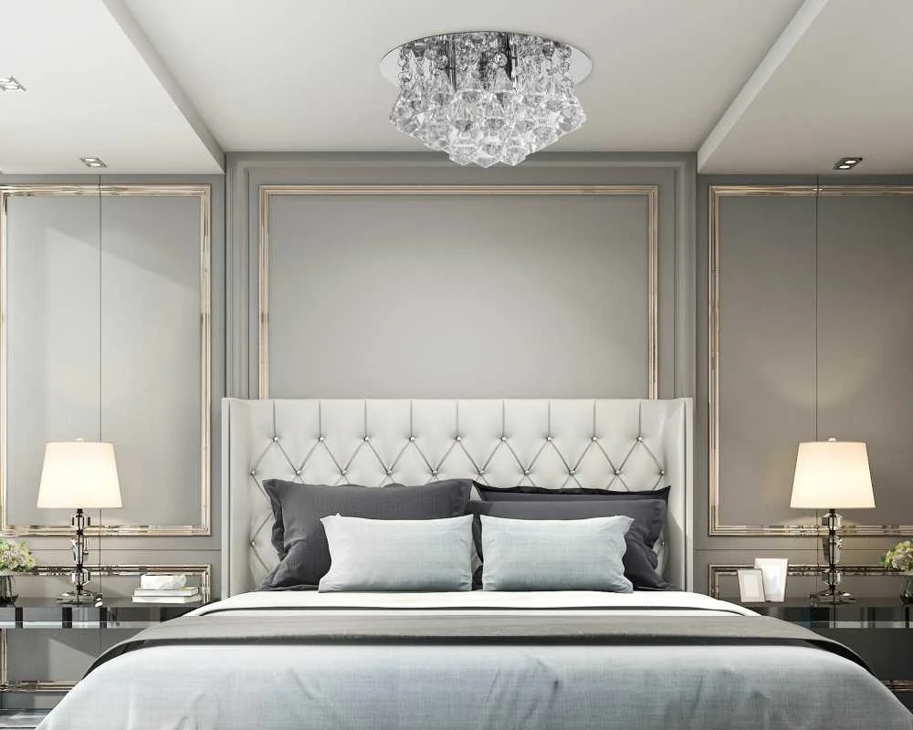 Pakabinamas šviestuvas Toolight KRIŠTOLINIS ŠVIESTUVAS PLAFOND APP1039-3C CHROMAS