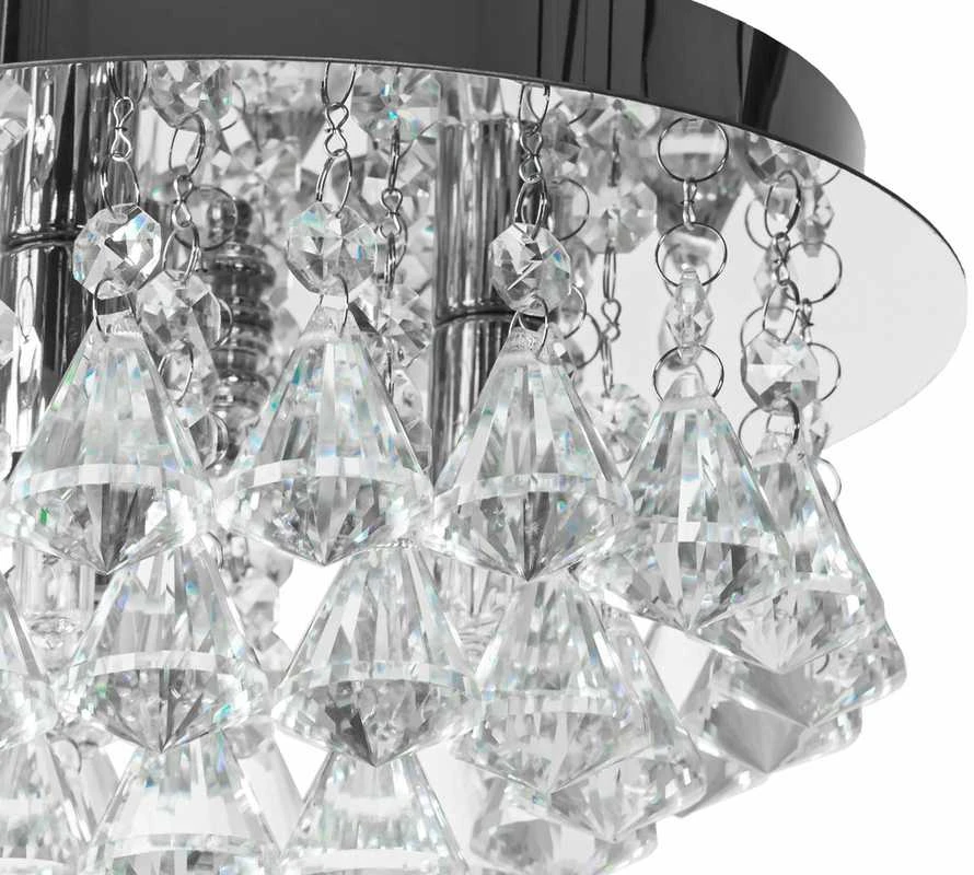 Pakabinamas šviestuvas Toolight KRIŠTOLINIS ŠVIESTUVAS PLAFOND APP1039-3C CHROMAS