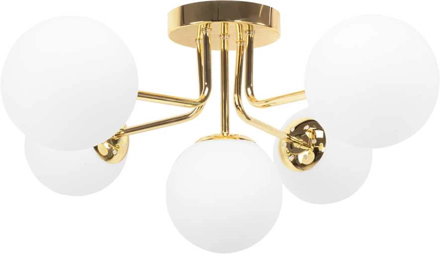 Lubinis šviestuvas Toolight Lampa sufitowa auksinė APP1575-5C