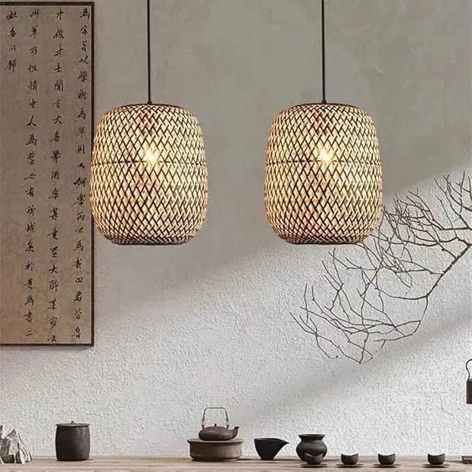 Pakabinamas šviestuvas Toolight LAMPA SUFITOWA WISZĄCA BOHO BAMBOO APP1542-1CP