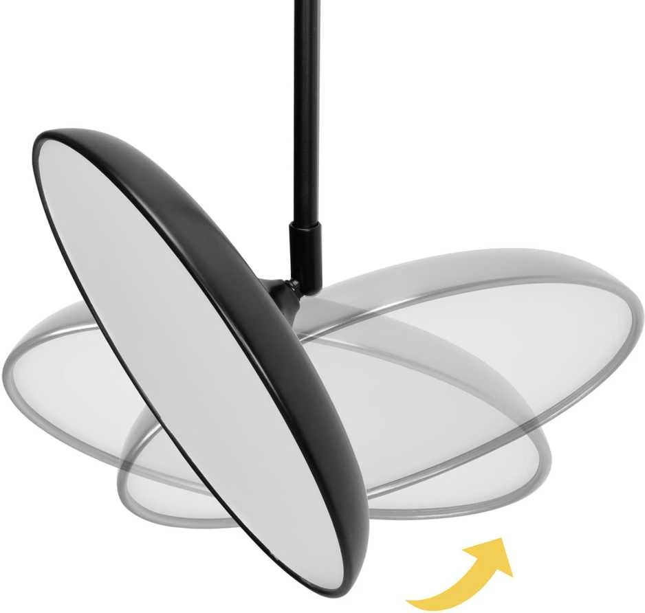 Pakabinamas šviestuvas Toolight Lampa wisząca LED APP1280-CP Juodas