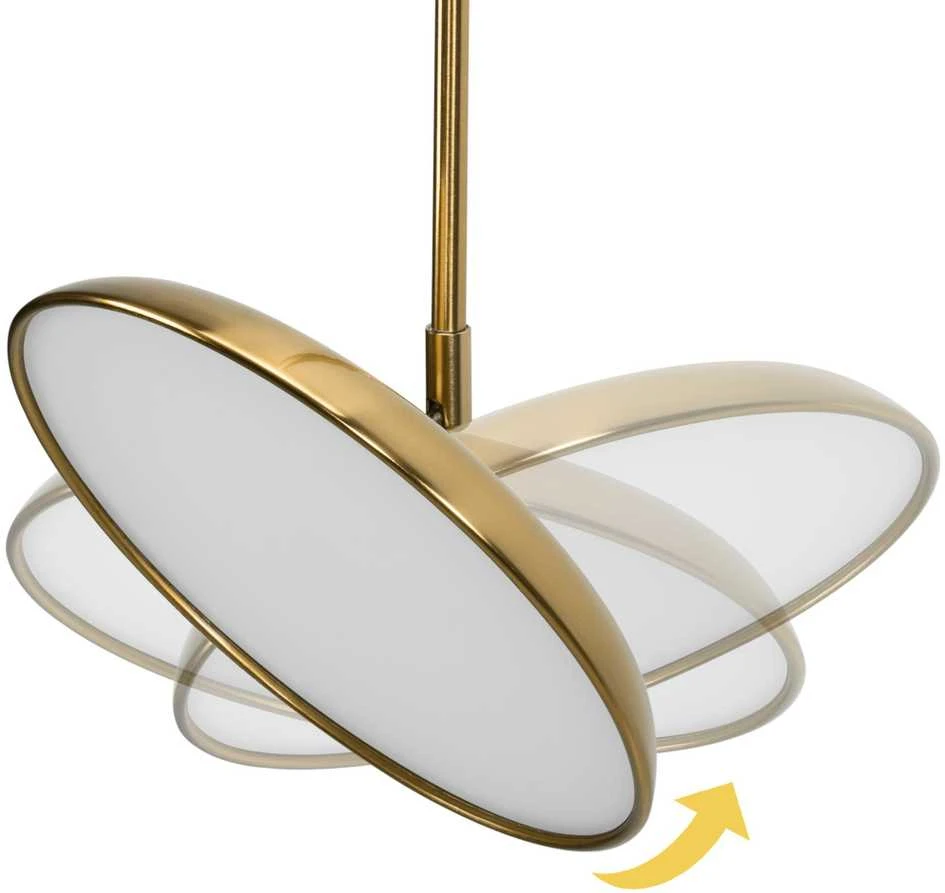 Pakabinamas šviestuvas Toolight Lampa wisząca LED APP1281-CP Gold