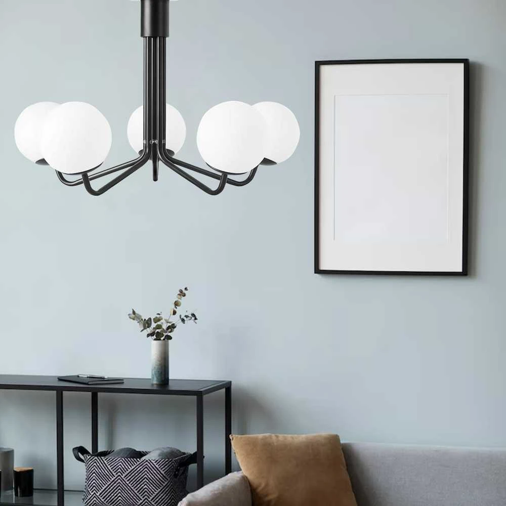Lubinis šviestuvas Toolight LAMPA WISZĄCA SUFITOWA Juoda APP1578-5C