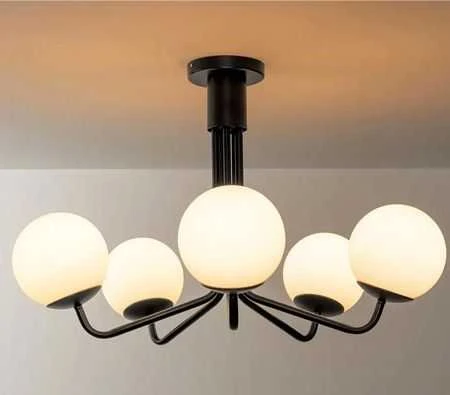 Lubinis šviestuvas Toolight LAMPA WISZĄCA SUFITOWA Juoda APP1578-5C